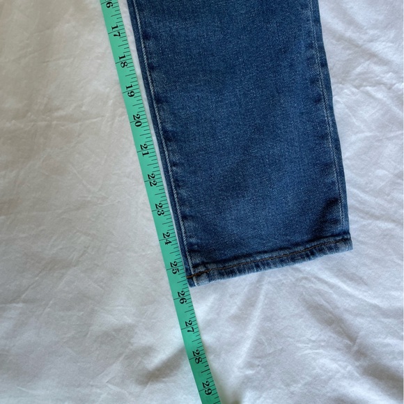 Madewell The Perfect Vintage Crop Jean in Sandford Wash, Summerweight, Size 25 - Picture 12 of 14